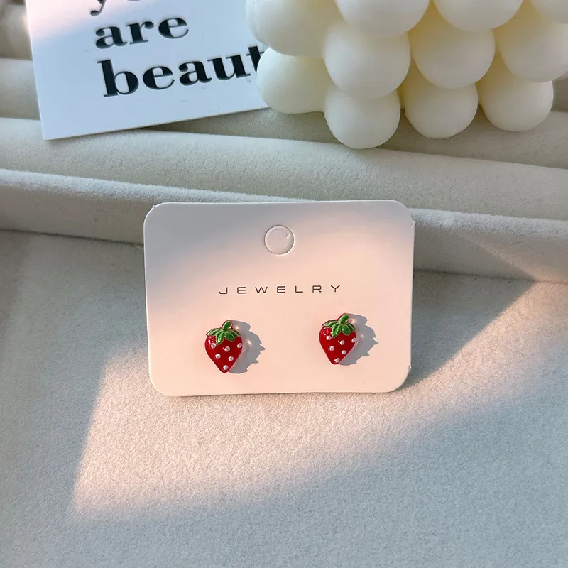 Simple Style Fruit Resin Patchwork Women’s Ear Studs