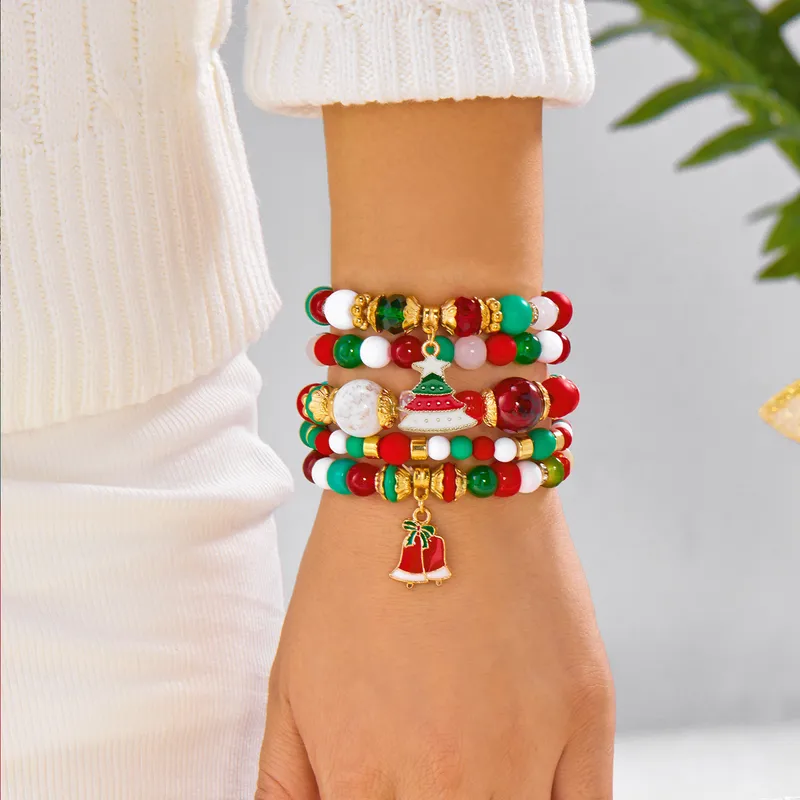 Beads Bracelets Christmas Tree Design