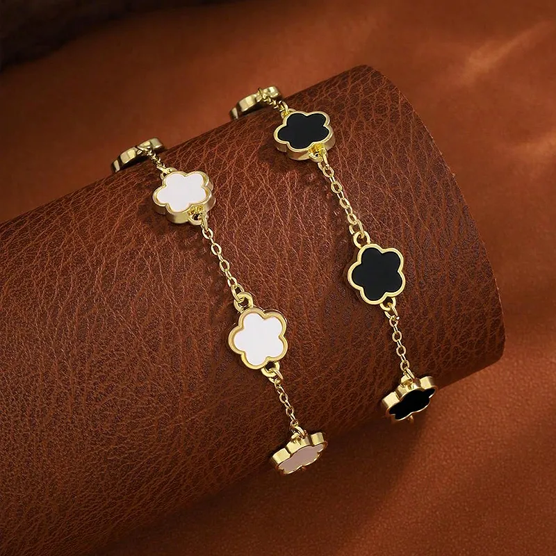 Elegant Sweet Simple Style Flower Copper Bracelet